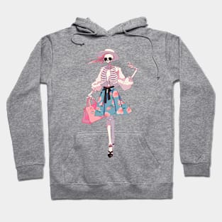 preppy skeleton Hoodie